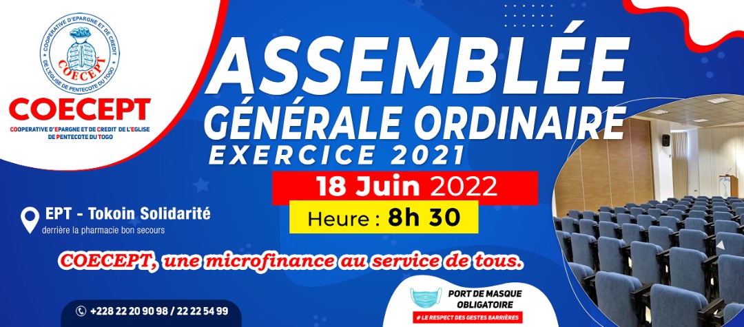 Assemblée Générale Ordinaire – Exercice 2021